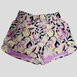 AVIA Women's Running Shorts with Bike Liner Floral Print Small Size 4-6